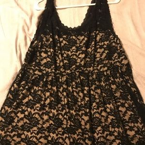 Black and white lace babydoll torrid